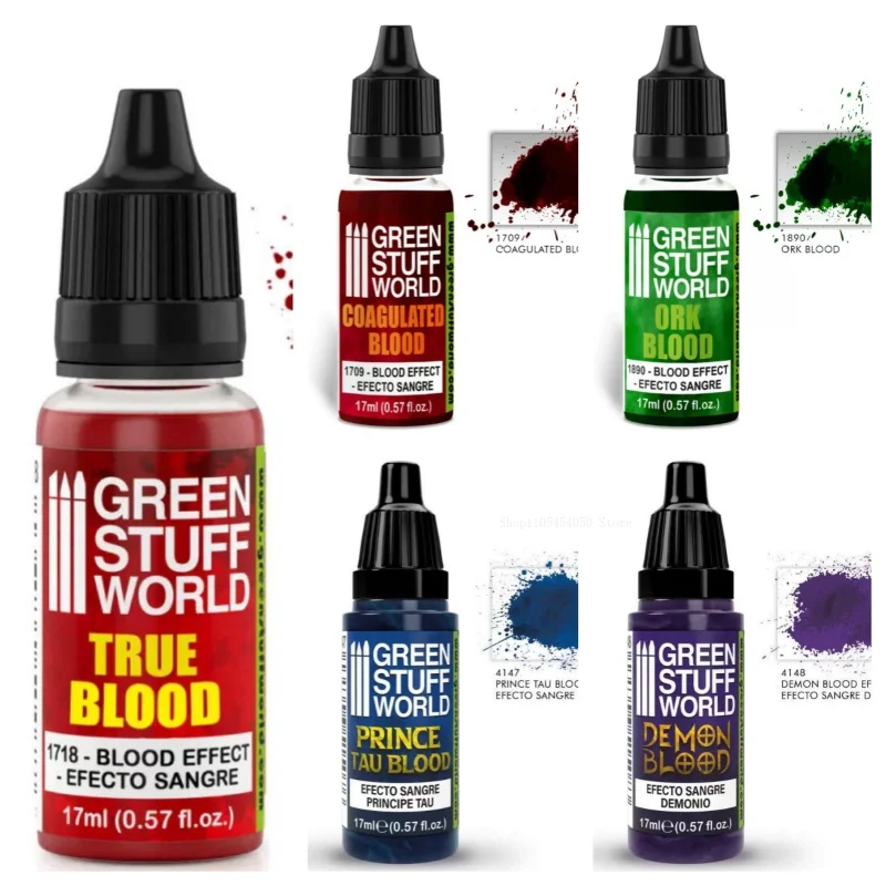 Tamiya Model Paint Set - สีเอฟเฟกต์พิเศษสูตรน้ำ ทำมือ DIY สร้างโมเดลตัวการ์ตูน สีเอฟเฟกต์เลือด สีสำหรับเอฟเฟกต์พิเศษ