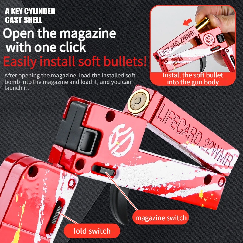 2026 New Boys and Girls Adult Gifts New Upgrade Metal Folding Toys Life Saving Card Plastic Metal Toys Children Adult Models