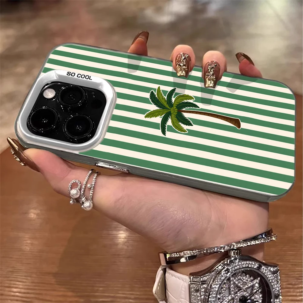 Niedliche grüne karierte lustige Hülle für iPhone 15 Pro Max Hüllen iPhone 17 11 12 13 ProMax 14 15 16 Plus 8 XS XR Stoßfeste TPU IMD Coque – Detail 10