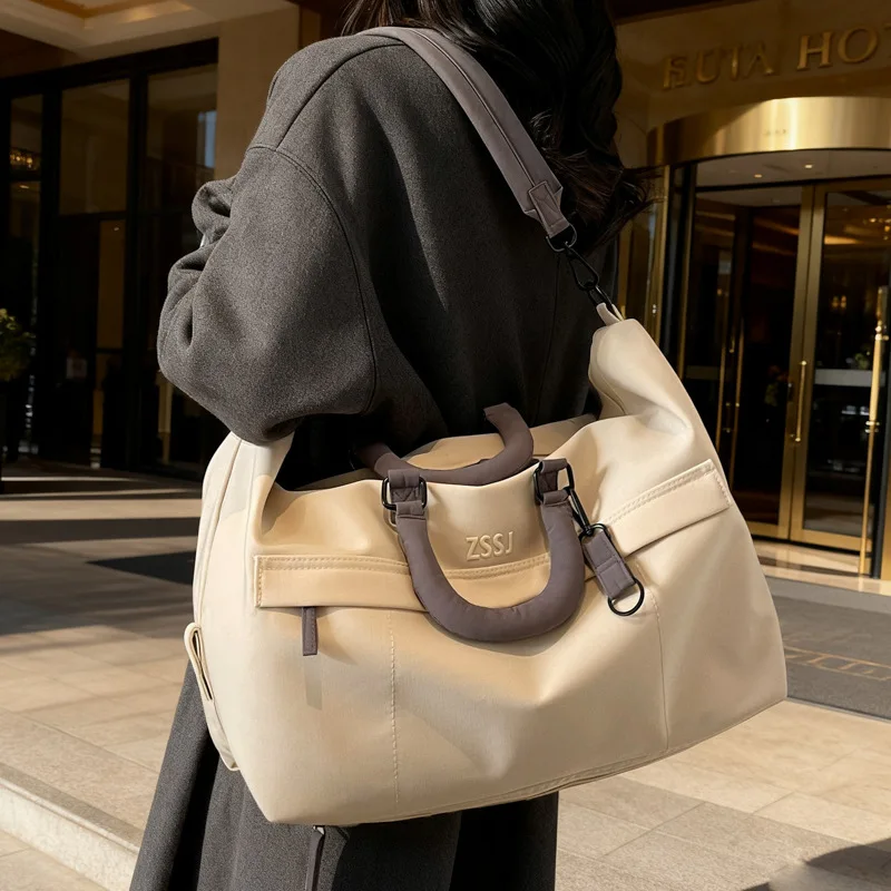 large-capacity-women's-travel-bag-handheld-fitness-bag-carry-on-bag-short-trip-women's-bag-crossbody-bag-handbag