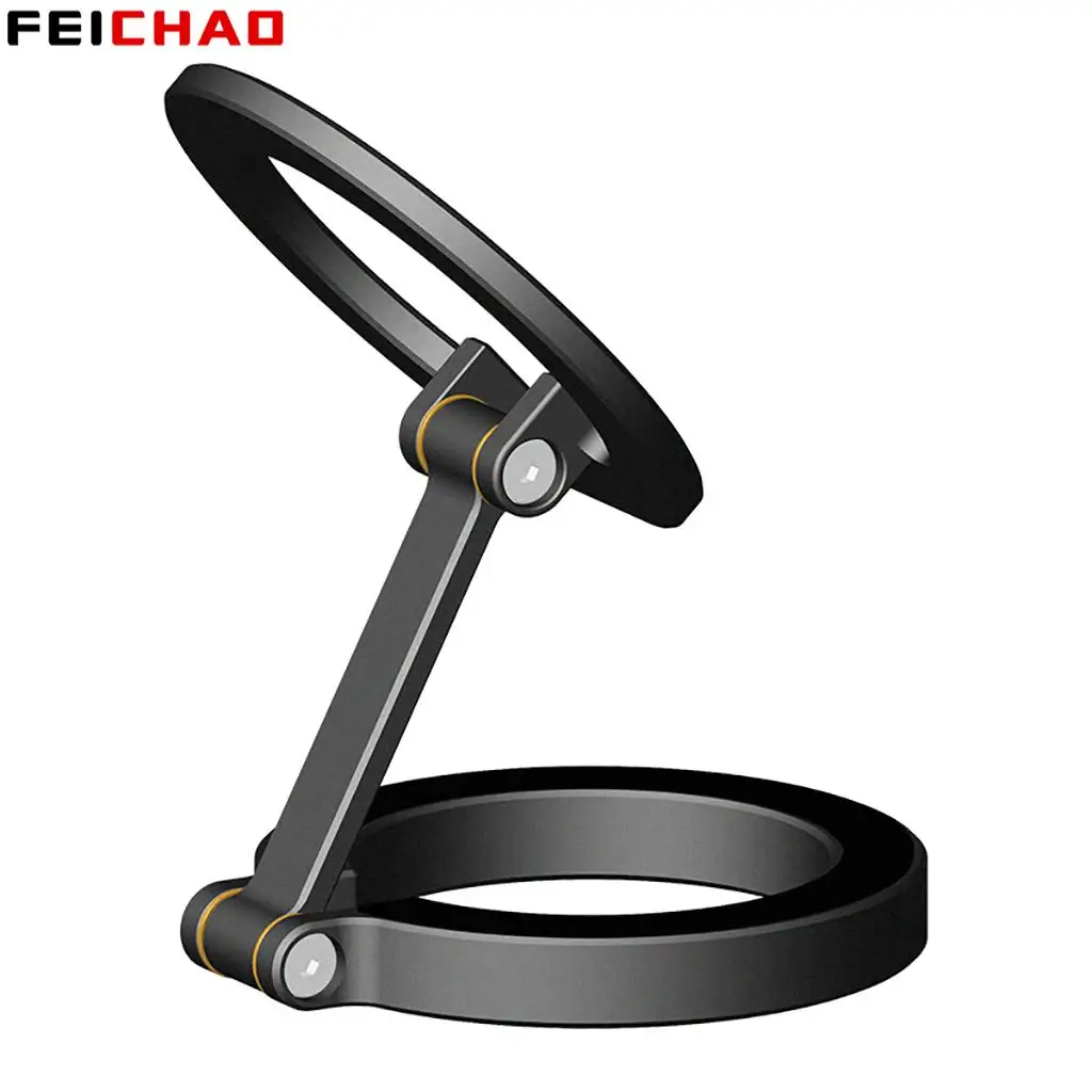 

Складной магнитный держатель для сотового телефона из алюминиевого сплава для iPhone 16, 15, 14, 13, 12 Pro Max для MagSafe, магнитная автомобильная подставка, опорное крепление