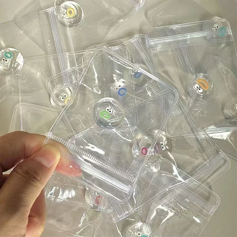 Mini Cartoon Transparent Doll Pinching Relieving Cartoon Pinching Soft Slow Rebound Sticky Squishy Squeezing Cute Funny Toys