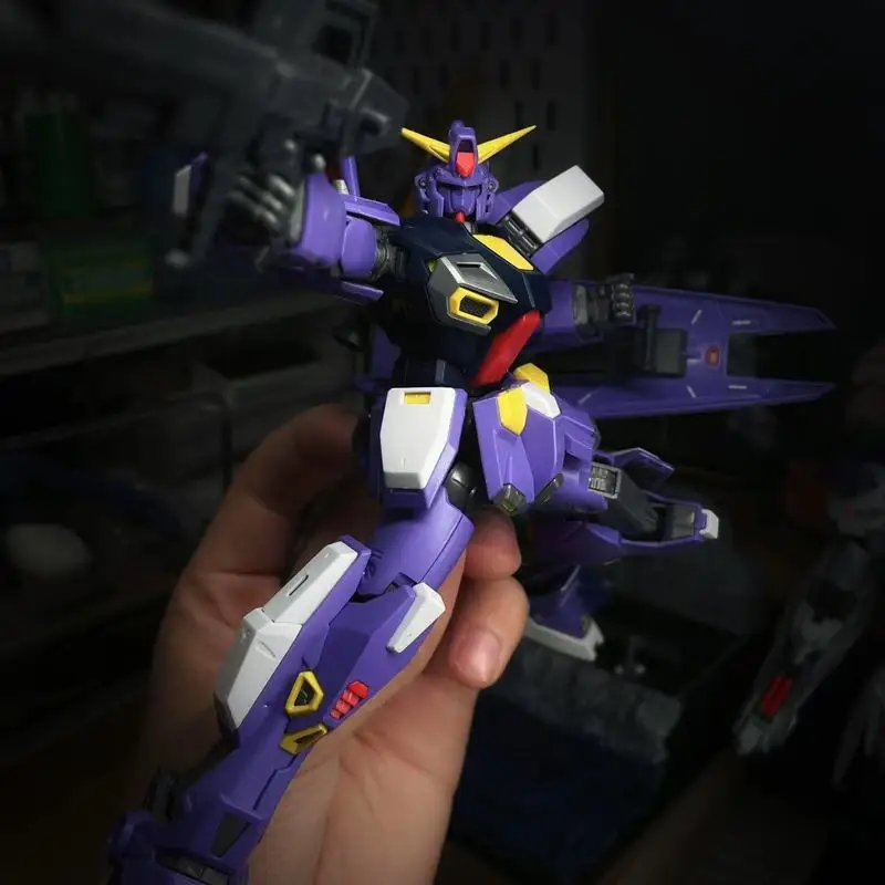 012 Modello MG 1/100 F90 Uuit2 Viola Kit modello di assemblaggio Action Figures Robot Kit modello in plastica StatueToy Regali
