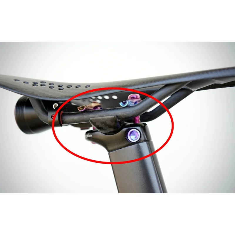 For Giant TCR PP Propel Defy Adv Pro SL Split Seatpost Lightweight Clamp Kit Ultra-Light Yoke Set 55g Weight Reduction