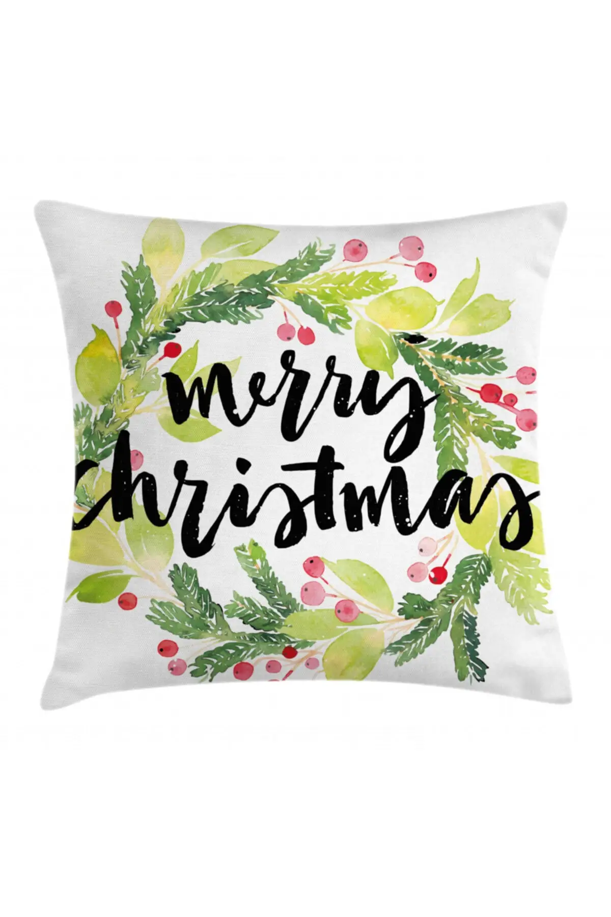 Christmas hallowen Christmas Cushion Cover Watercolor Christmas Rengirenk for Special Occasions