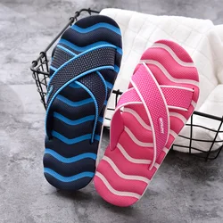 Summer Unisex Slippers Soft Bottom Mute Home Slippers Waterproof Anti-Slip Indoor Bathroom Slippers Outdoor Flat Casual Sandals