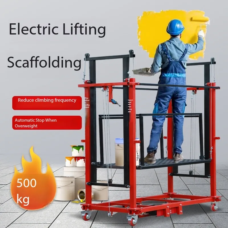 Elektrische Gerüstliftplattform mit mobiler Fernbedienung