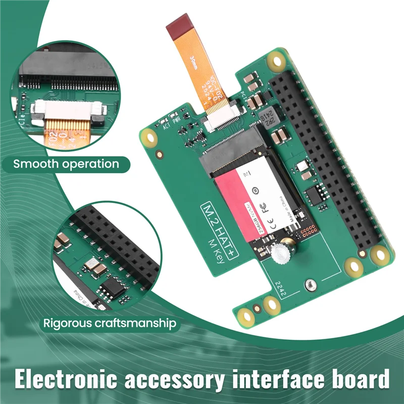 

ПОЛНАЯ плата для Raspberry Pi 5 M.2 AI HAT+ для повышенных машинного обучения