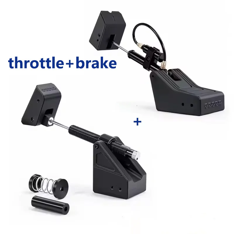 RS50 Racing Pedals Sim Racing Pedals Simulated Racing Game Pedal Hydraulic Damping To Enhance Foot Feel Modification And Upgrade