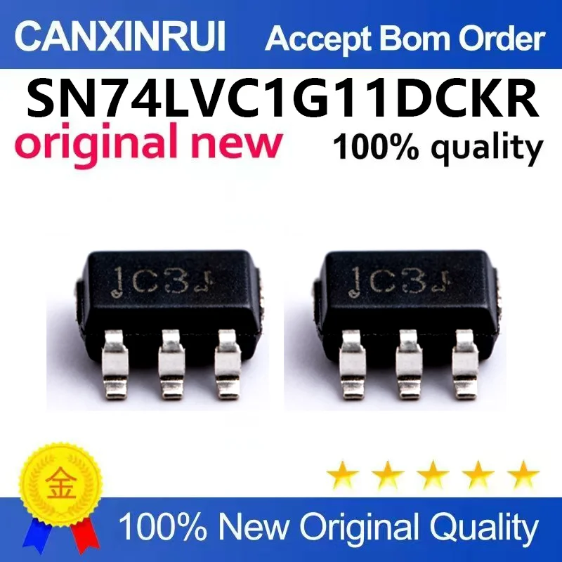 （5pcs-100pcs）Original genuine SN74LVC1G11DCKR SC-70-6 single channel 3-input positive and gate chip