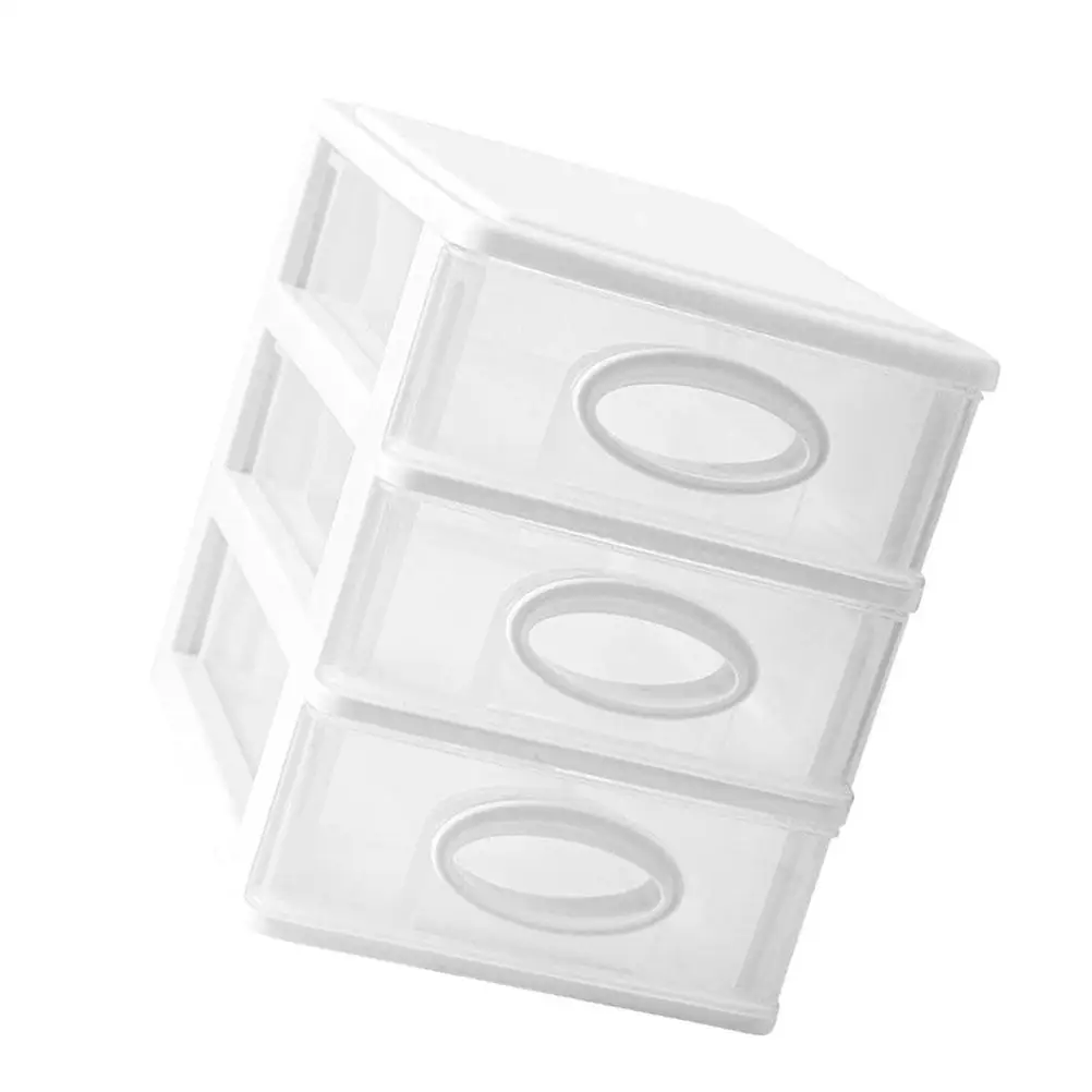 1Pcs Desktop Storage Box Multi-Layer Stationery Cabinet Office Organizer Plastic Storage Holder for Cosmetics Jewelry Medicine