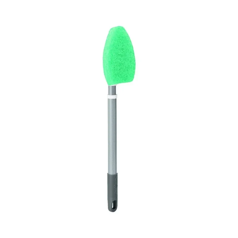 

Tool.NEW Extendable Tub & Tile Scrubber Kit, 1 Handle and 3 Non-Scratch Scrubber Pads