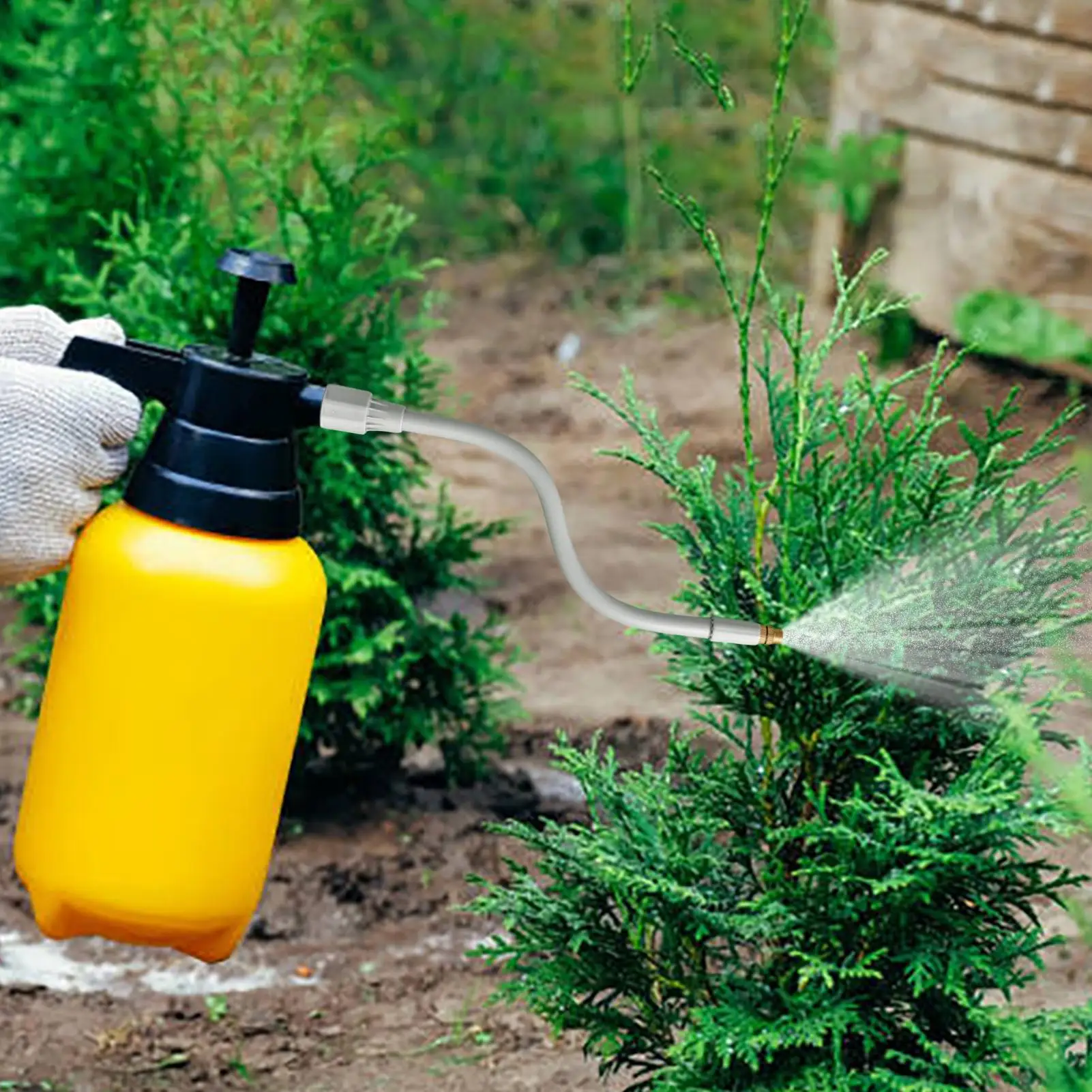 High Pressure Sprayer Nozzle Household Watering Flexible Sprayer Boom Garden Sprayer Parts for Plant Care Watering Lawn Yard