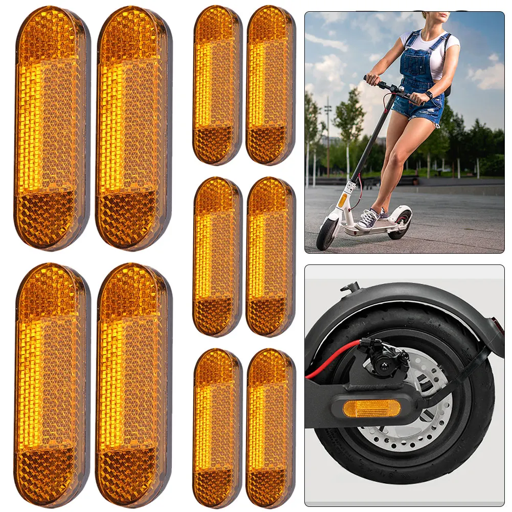10Pcs Front Safety Reflective Tube Night Reflector for Scooter M365 PRO 2