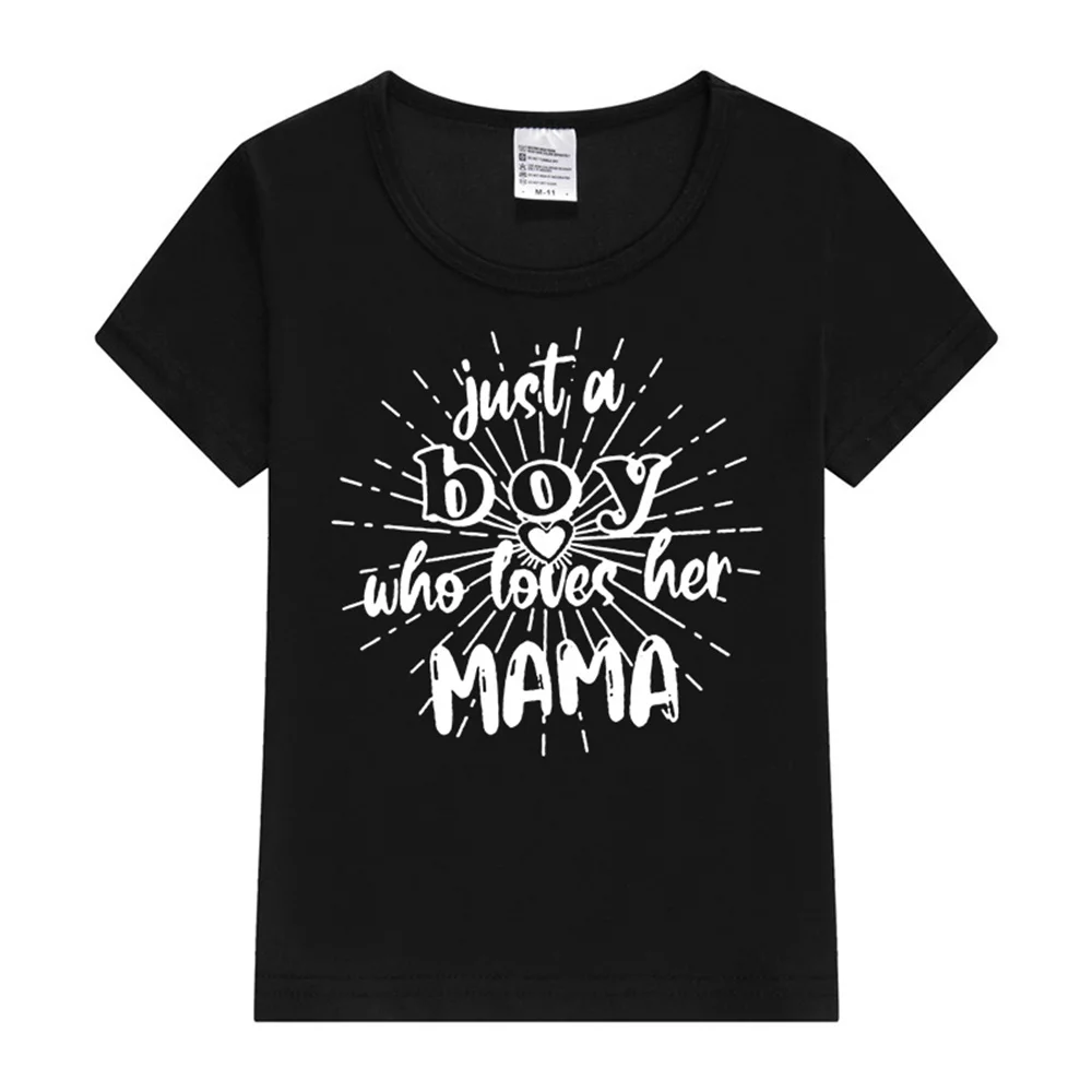 Stylish Family Matching T-shirt, MOM&SON Casual Letter Print Breathable Family Tops, Mom And Son Matching Tees