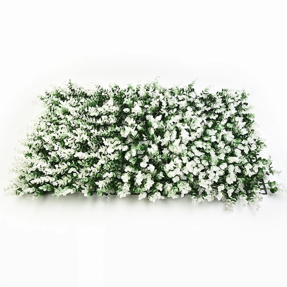 العشب الاصطناعي العشب الاصطناعي ورقة العشب ، العشب وهمية ، السجاد الأخضر ، ديكور المنزل ، حديقة سياج الخصوصية ، مركز التسوق ، 40x60 سم #4