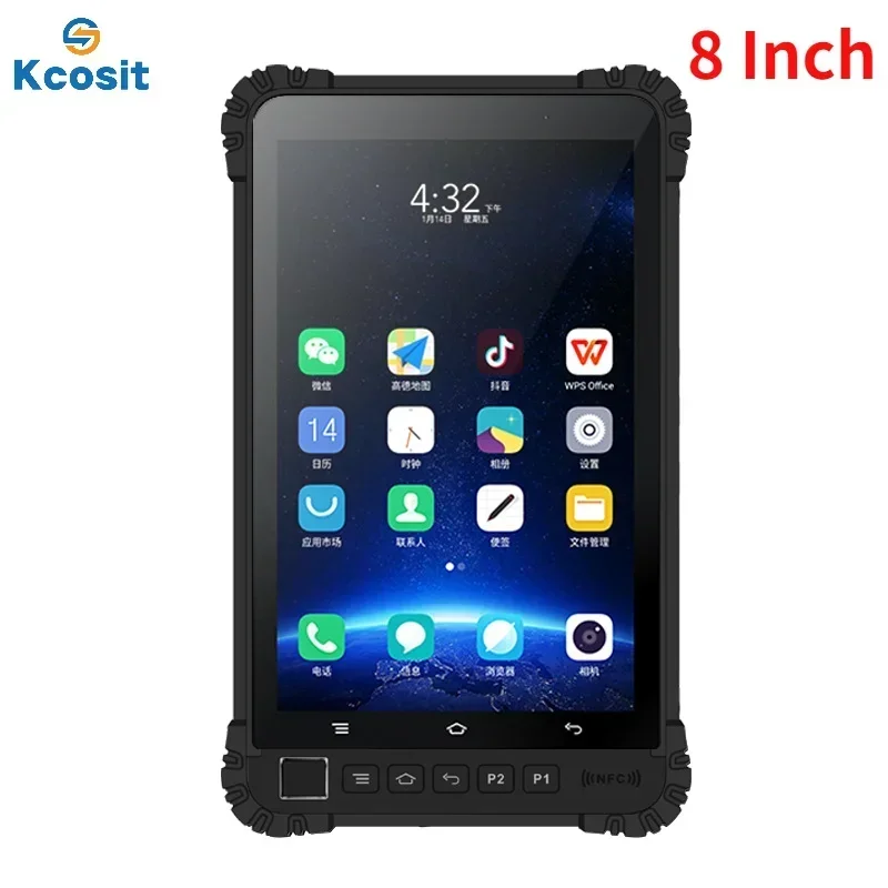 Kcosit-Tablette robuste B86, Android 12.0, IP68, 8 pouces FHD, MTK 6762V, 6 Go de RAM, 128 Go, Dean, 4G, persévérance, 20,0 MP, NDavid, boussole, GPS