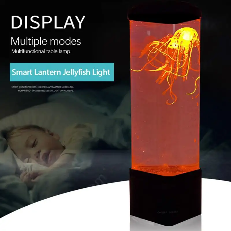 

Jellyfish Light Lava Lamp Aquarium Led Multicolor Lighting Mood Night Light Bedside Lamps Room Decoration Led Room Lights