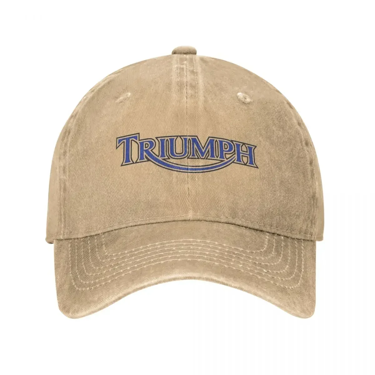 Casual TRIUMPHS Motorcycle Trucker Hat Men Women Distressed Denim Washed Sun Cap Racing Outdoor All Seasons Travel Gift Caps Hat