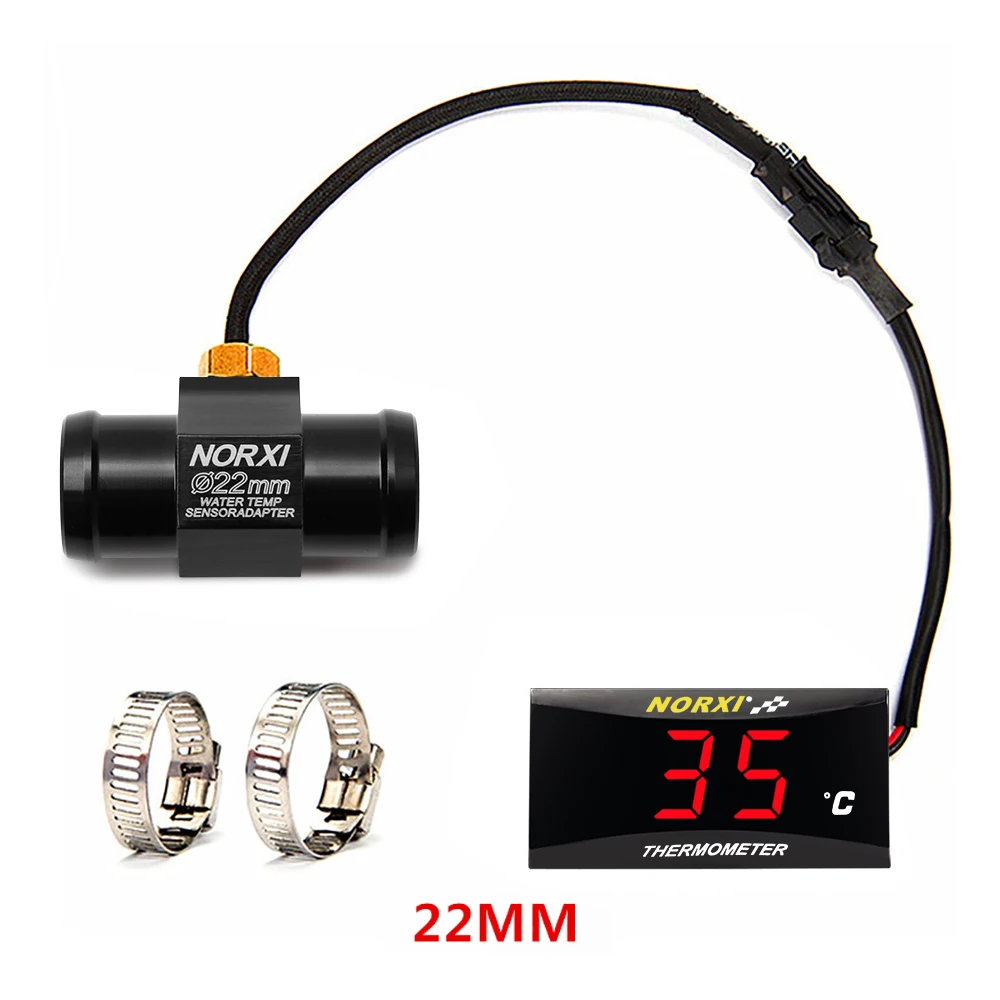 Motorrad-Wassertemperatur-Minimessgerät für XMAX250 300 NMAX CB 400 CB500X Sensor Thermometer Temp Gauges Scooter Racing