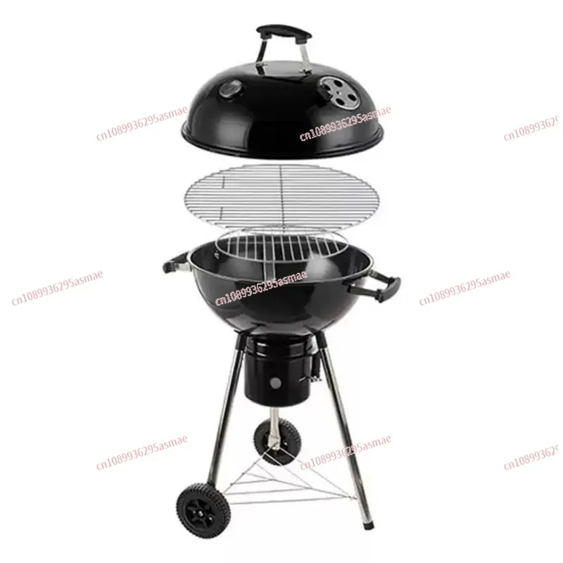 17-Inch Tripod Apple Grill Portable BBQ Gr ill  Outdoor Yard Camping  Gri ll  Round American Charcoal Grill