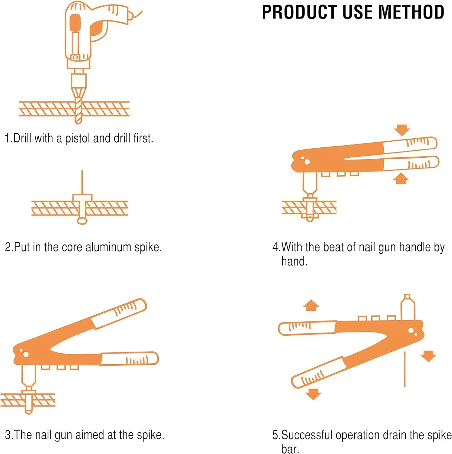 مجموعة أدوات المبرشم شديدة التحمل من Arrow، مسدس برشام احترافي مع 120 برشام متنوعة #4