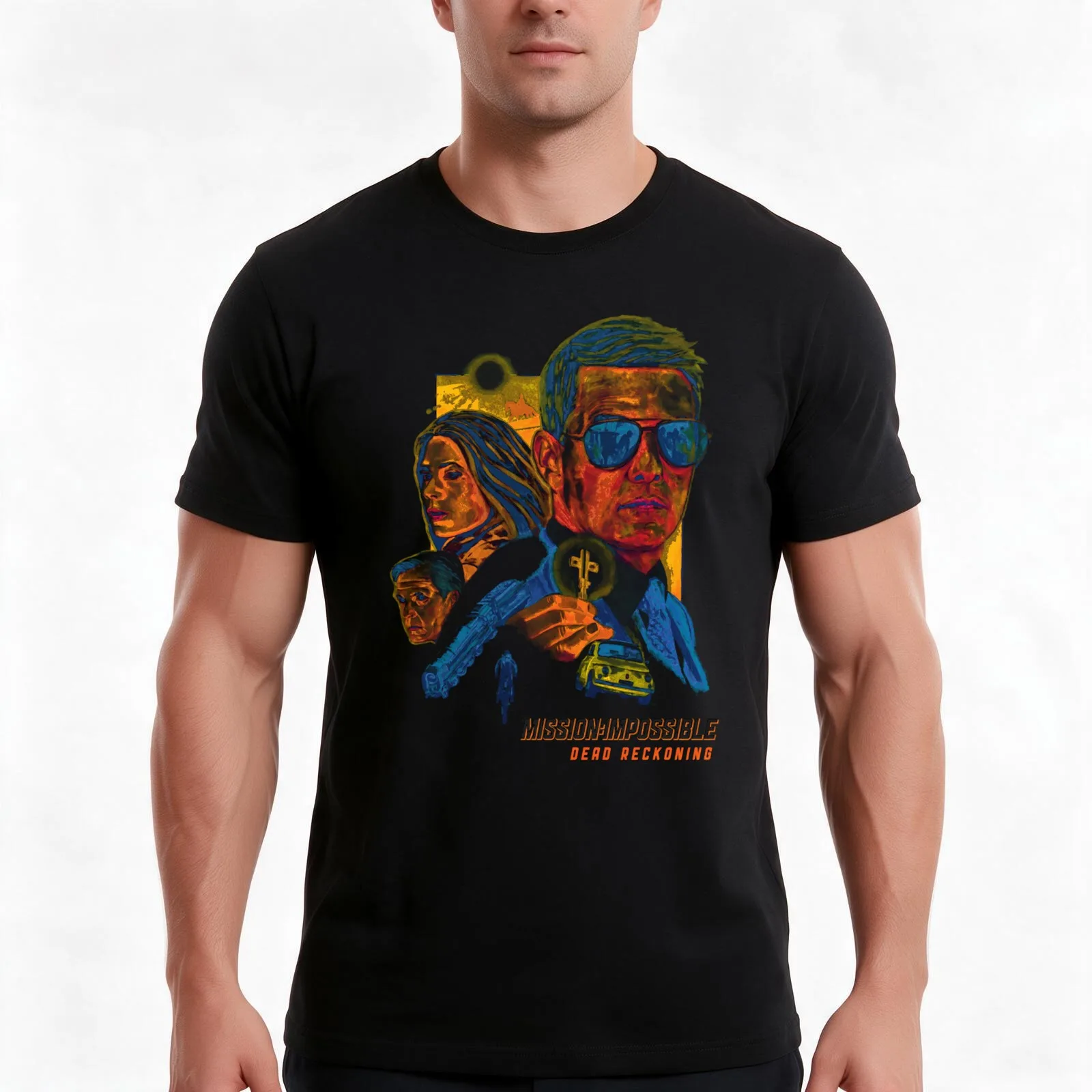 Mission Impossible 7dead reckoning(1) T-Shirt, Summer Casual Cotton Tee, Oversized Streetwear Tops, Vintage Graphic Print