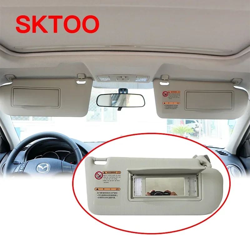 

SKTOO Car Accessories with Lamp Sun Visor for Mazda 6 M6 2011 2012 2013 2014 2015 with Make-up Mirror Sun Visor Original Parts