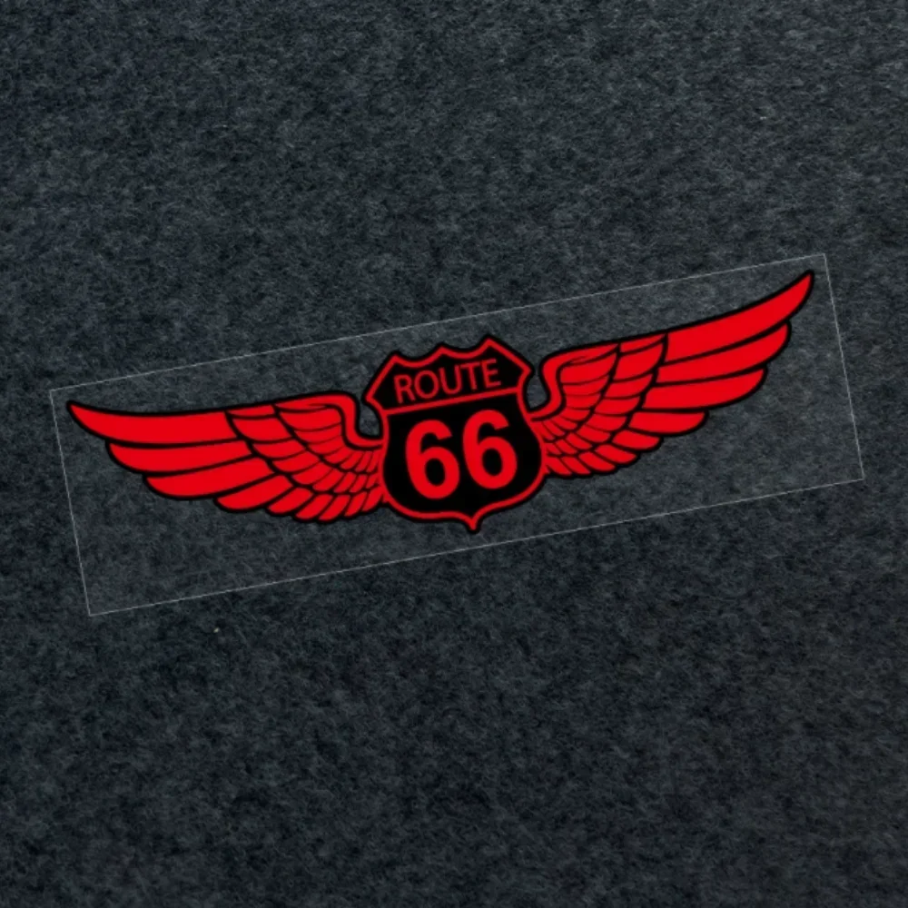 US ROUTE 66 Wings High Speed ExpressWay Stickers Decal Car Styling Vinyl Tape Auto Truck Motorbike Fuel Tank Graphics