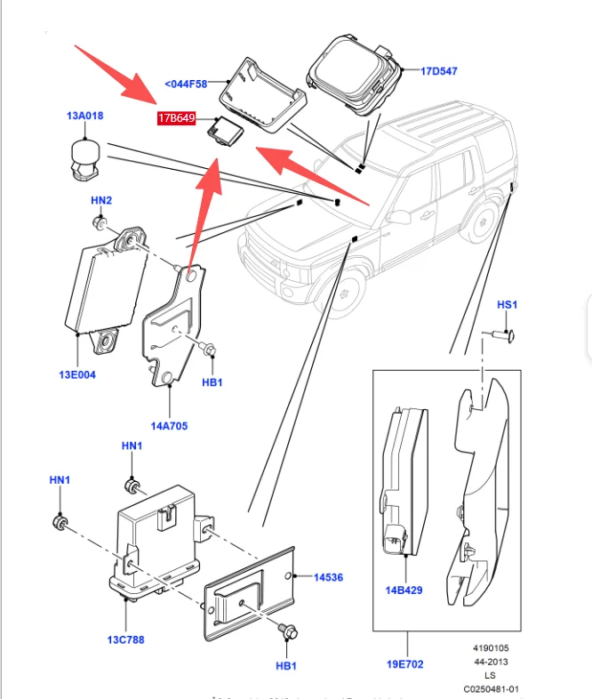 LR058011 LR025888 C2D21168 JDE35470 Windshield Humidity Climate Sensor FOR Land Rover Discovery 2014-2020 JAGUAR F-PACE 17-2022