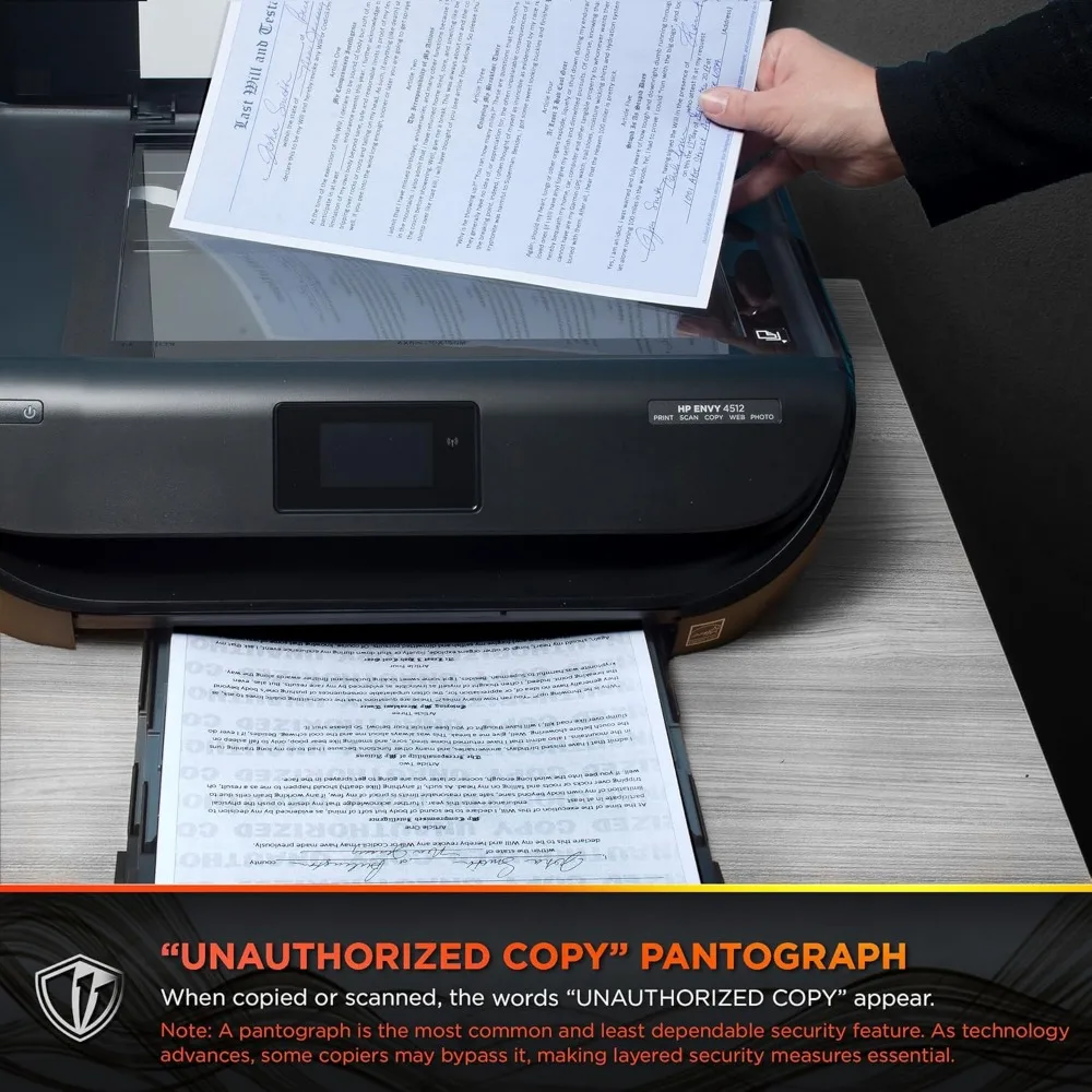 다용도 고급 블루 보안 용지, 7가지 기능, 8.5 x 11인치, 24lb, 2500매