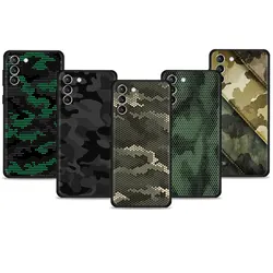 Camouflage Pattern Camo Military Army For Samsung Galaxy S24 Note 20 10 S21 Plus S22 Ultra 5G S10e S10 Lite S20 FE Case