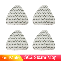 Steam Mop For Midea Sc2 Cleaner Vacuum 2 In 1 Replacement Microfiber Steam Pads  Mop Cloths Home Floor Cleaning Mop Accessories