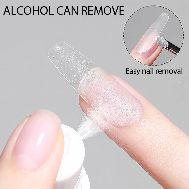 PUENTE 15 مللي جل غراء الأظافر الصلبة للضغط على الأظافر نصائح غير لاصقة اليد ثلاثية الأبعاد نحت سهلة الإزالة نقع قبالة الأشعة فوق البنفسجية مسمار الفن هلام