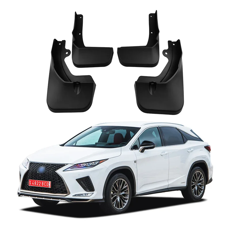 4pcs Mud Fender Guards For LEXUS RX RX350 RX450h RX200T RX350L F-Sport 4th Gen 2016 - 2019 Car Mud Flaps Mudguards Splash Guards