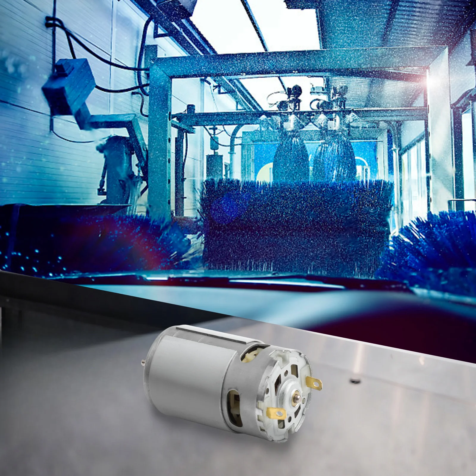 1pc RS550 モーター 20V 電気 D 型シャフトモーター交換部品洗車機アクセサリー