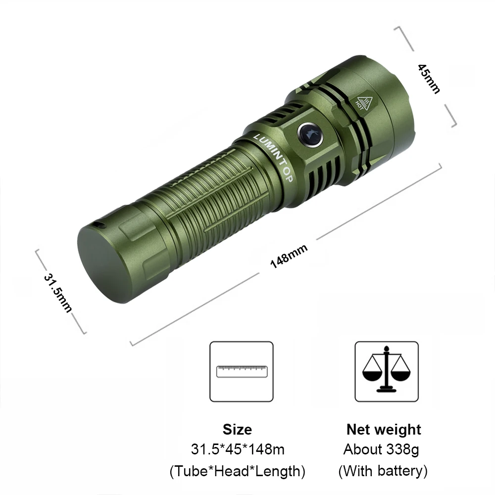 Outdoor Lamp EDC LED Flashlight 700M Camping Lantern COB Red Work lights TYPE C Powerful 26800 Battery Magnetic Tail Torch W2