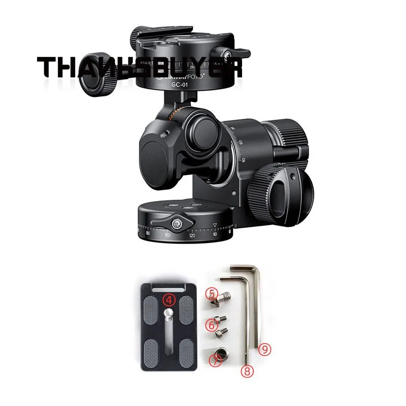 SUNWAYFOTO GH-PRO II+ Geared Head Panoramic Tripod Head Accessories For DSLR Camera Lose Weight