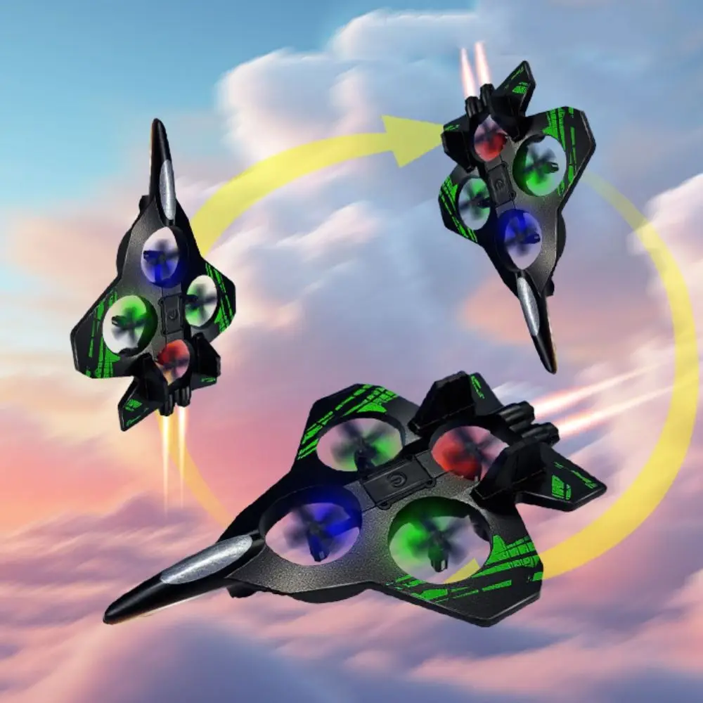 

EPP Foam Remote Control Foam Fighter RC Drones Rechargeable Four Motor Helicopter Toy 2.4G Stunt Portable RC Hobby Jet Plane
