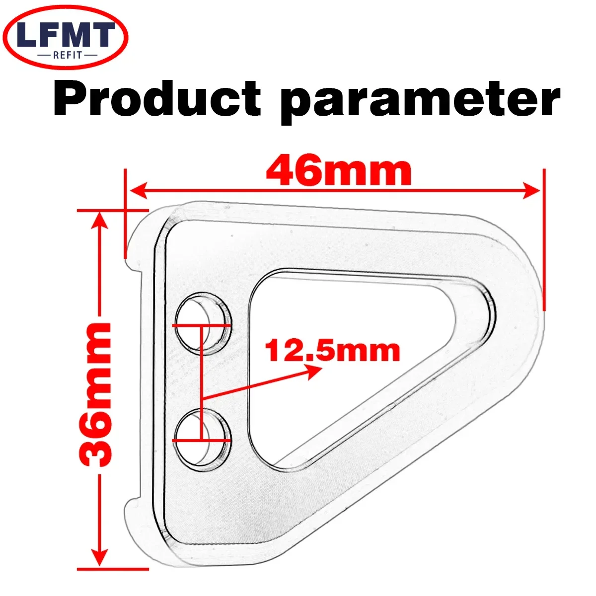 Brake Pedal Lever Tip Plate For Husqvarna TE FE TC FC TX FX FS 125 150 200 250 300 350 390 400 450 501 S 2017-2022 2020 For KTM