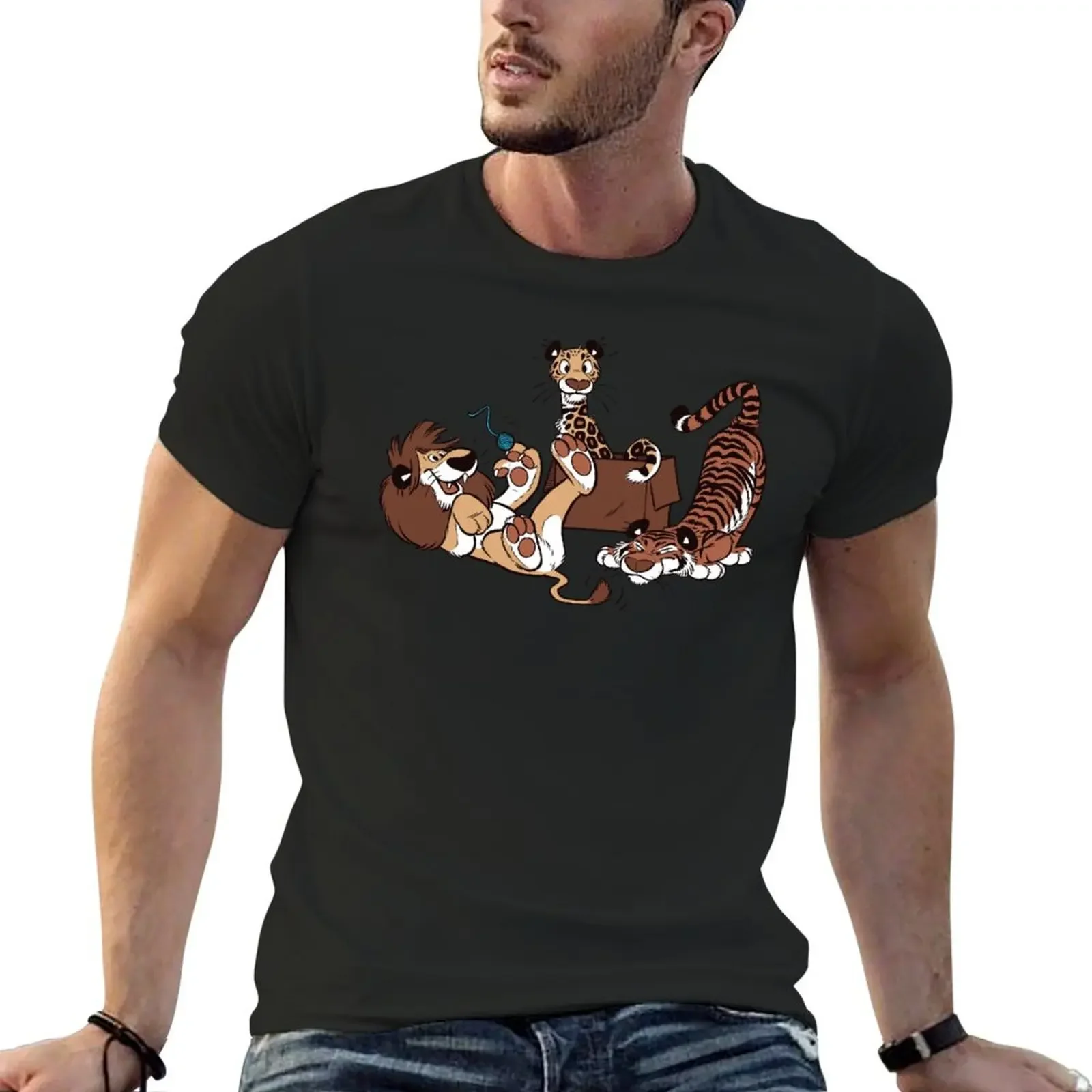 

Big Cats T-Shirt customizeds graphic shirts plus size clothes fruit of the loom mens t shirts