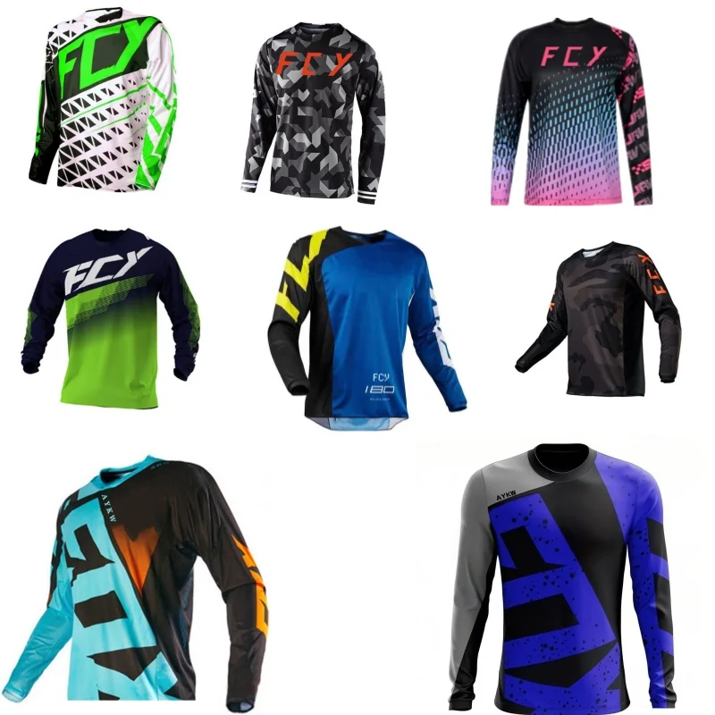 Maglia Da Ciclismo Dh Bmx Mtb Maglia Da Mountain Bike Motocross Downhill Bicicletta Maglie Da Uomo Camisa Ciclismo Hombre Maglie T-Shirt