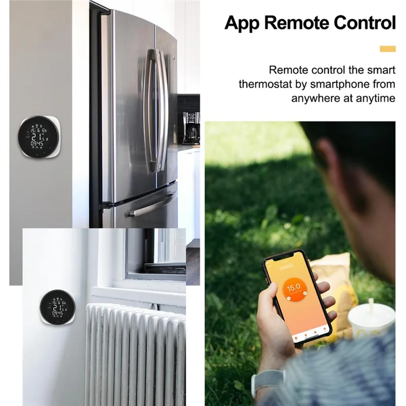 ABGN Smart Wifi Thermostat For Electric Floor Heating Voice Control Programmable Temperature Controller Easy Installation & Setu