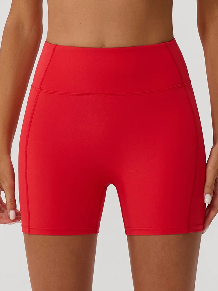 

Женская эластичная спортивная футболка для фитнеса с высокой талией, длина четверти, подтягивающая живот, подтягивающая ягодицы, дышащая, Qui Dry