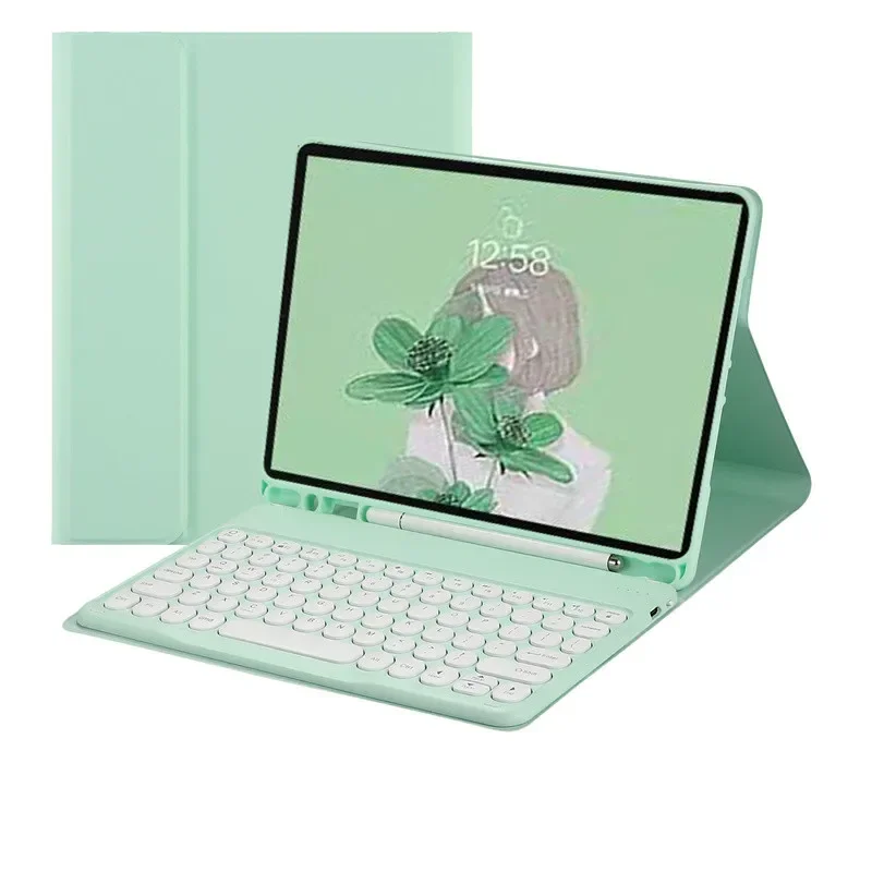 Tablets Keyboard Case For Samsung Galaxy Tab S10 Plus Case 12.4 inch SM-X820 SM-X826B Magnetic Keyboard Cover Teclado Funda