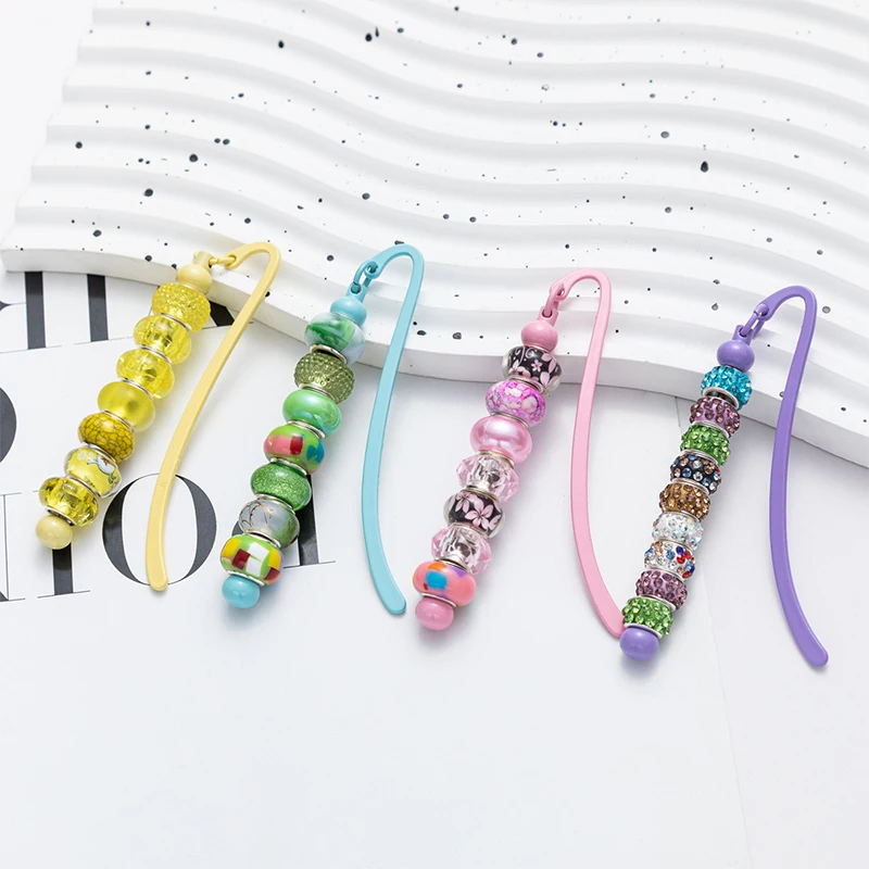 DIY Beadable Bookmark Metal Charm Pendant DIY Handmade Jewelry Accessories For Jewelry Making