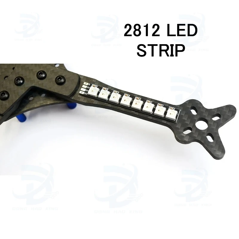 2 шт./лот для MATEKSYS Matek ARM Light LED 2812 Светодиодная лента SLIM 57*8 мм Плата для FPV LED Drone ARM Light BetaFlight INAV