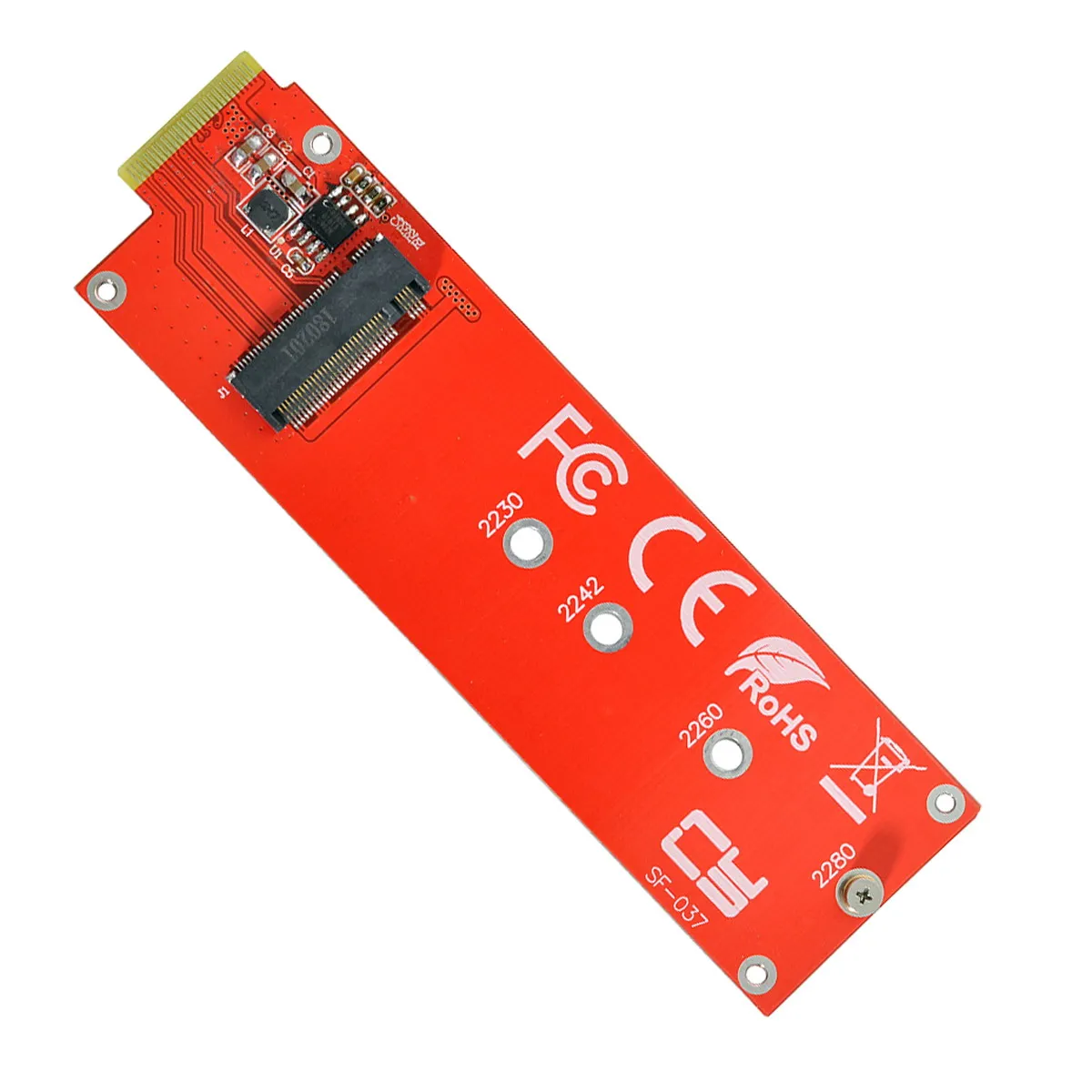 CYSM ChenYang CY M-key 4X NVMe NGFF SSD Host Adapter to Ruler 1U GEN-Z EDSFF Short SSD E1.S Carrier Adapter