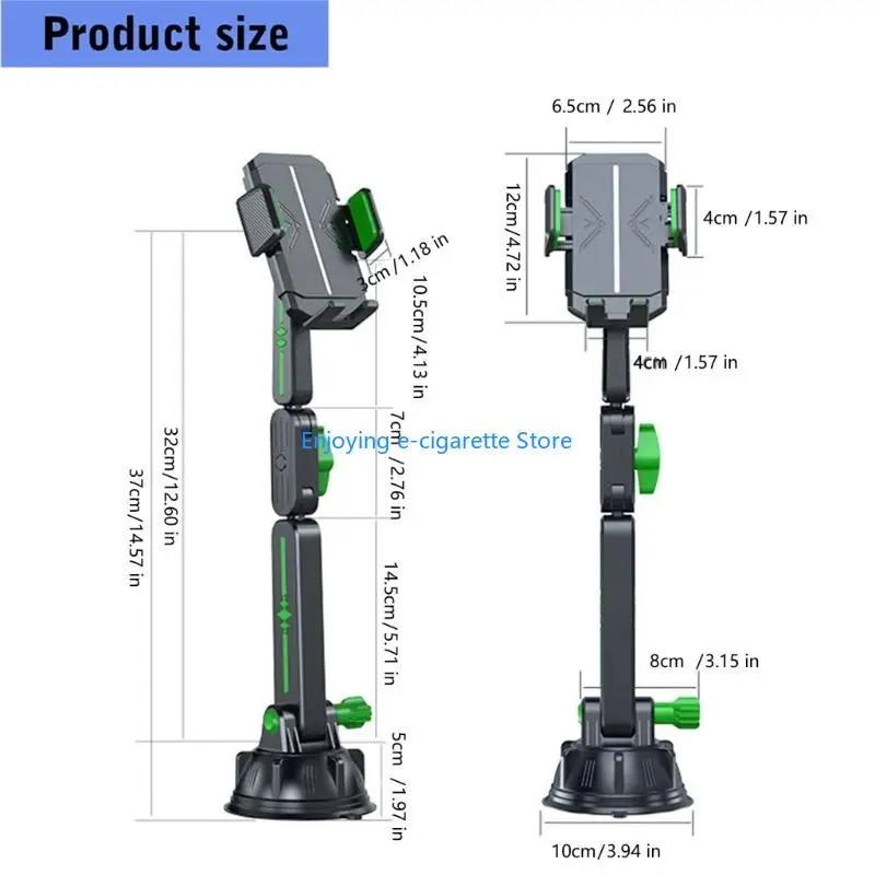 Saugnapf Telefon Stehen Armaturenbrett-halterung Handy Halter 360 Grad Einstellbare Halterung Auto Telefon Halter Y4QF – Detail 6