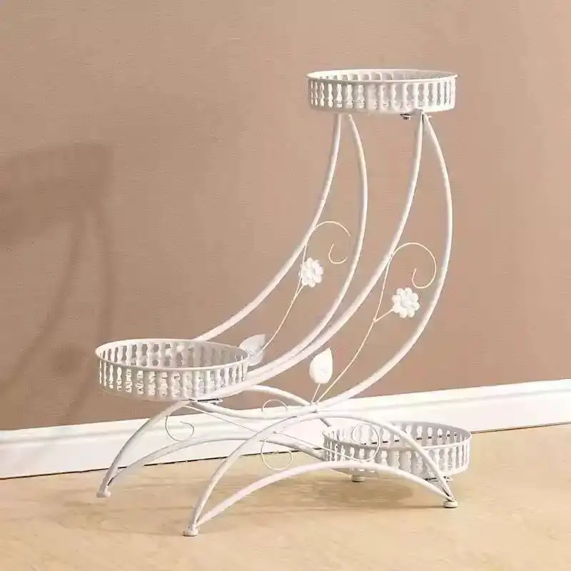 Rek Europees woonesthetiek Decoratie Bloemenstandaard Kamer Balkon Eenvoudige accessoires Rek Licht Luxe Plantenrekmeubilair